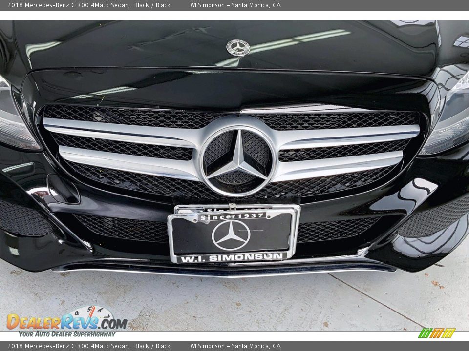 2018 Mercedes-Benz C 300 4Matic Sedan Black / Black Photo #30