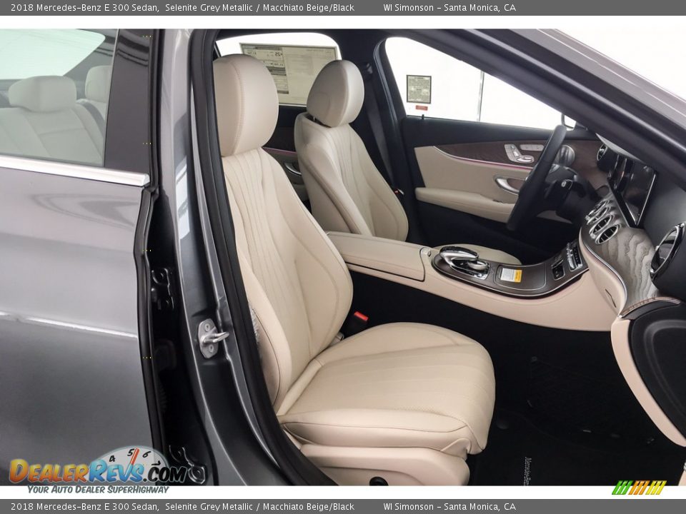 2018 Mercedes-Benz E 300 Sedan Selenite Grey Metallic / Macchiato Beige/Black Photo #2