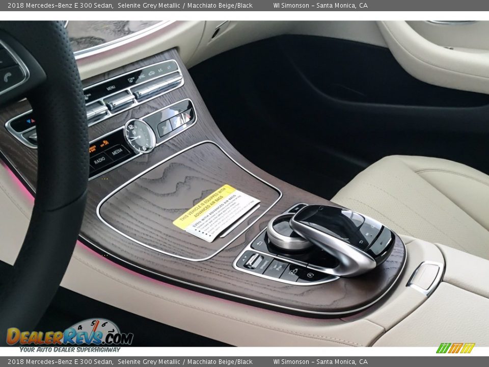2018 Mercedes-Benz E 300 Sedan Selenite Grey Metallic / Macchiato Beige/Black Photo #7