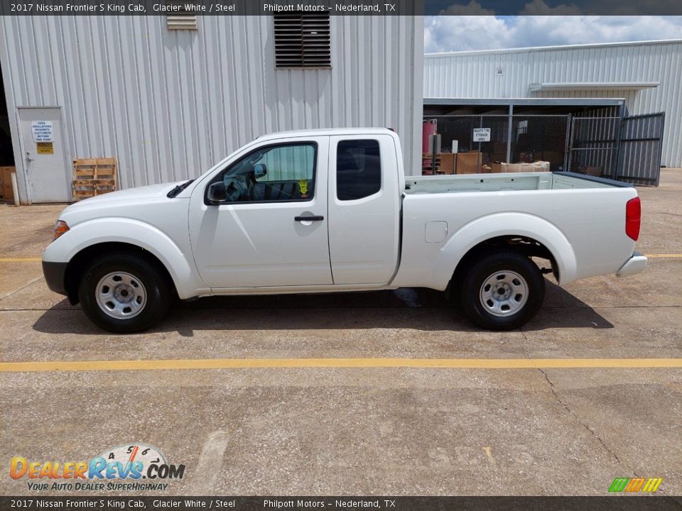 Glacier White 2017 Nissan Frontier S King Cab Photo #4