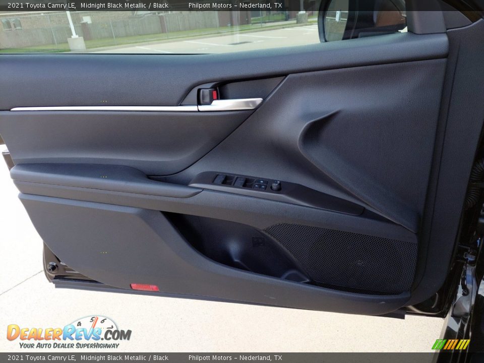 2021 Toyota Camry LE Midnight Black Metallic / Black Photo #10