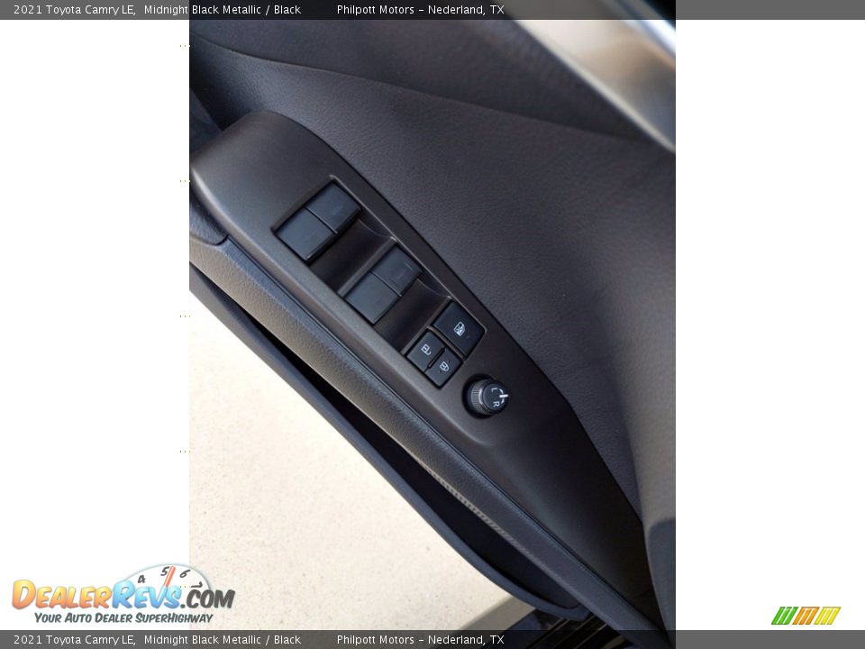2021 Toyota Camry LE Midnight Black Metallic / Black Photo #11