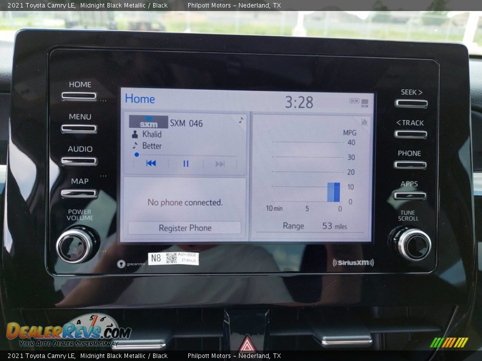 2021 Toyota Camry LE Midnight Black Metallic / Black Photo #16