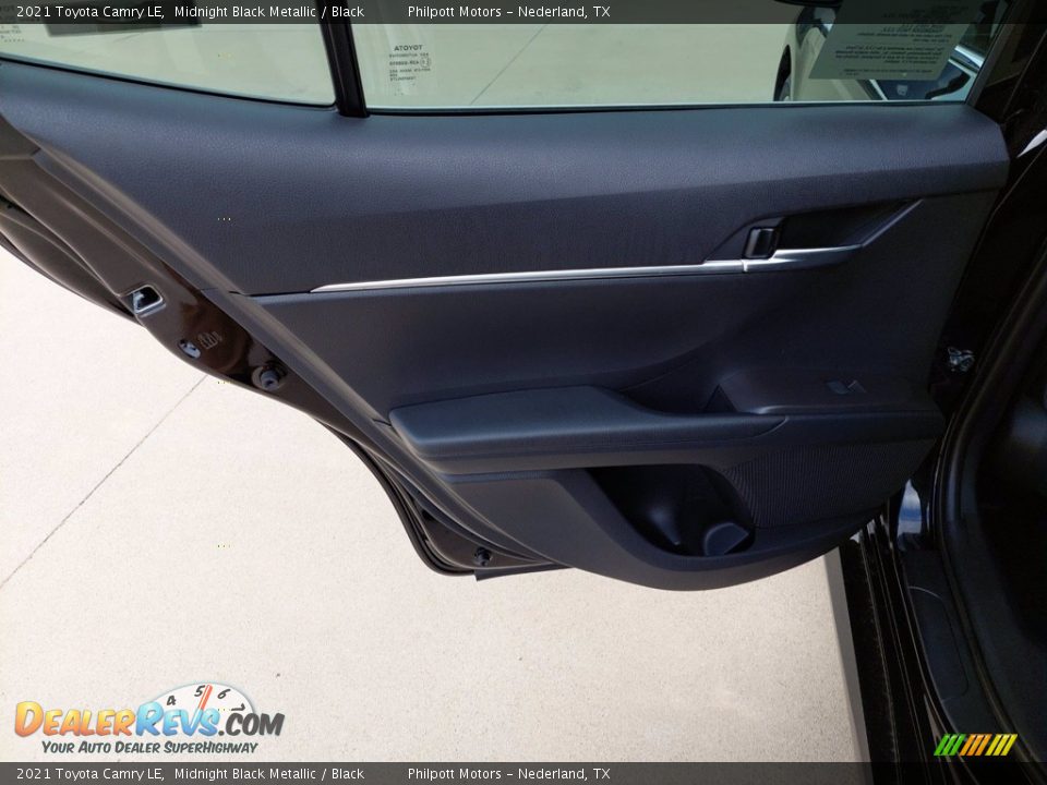 2021 Toyota Camry LE Midnight Black Metallic / Black Photo #20