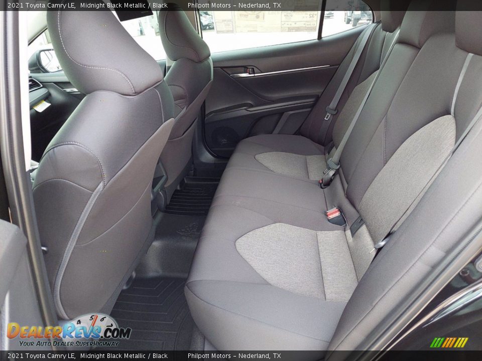 2021 Toyota Camry LE Midnight Black Metallic / Black Photo #21