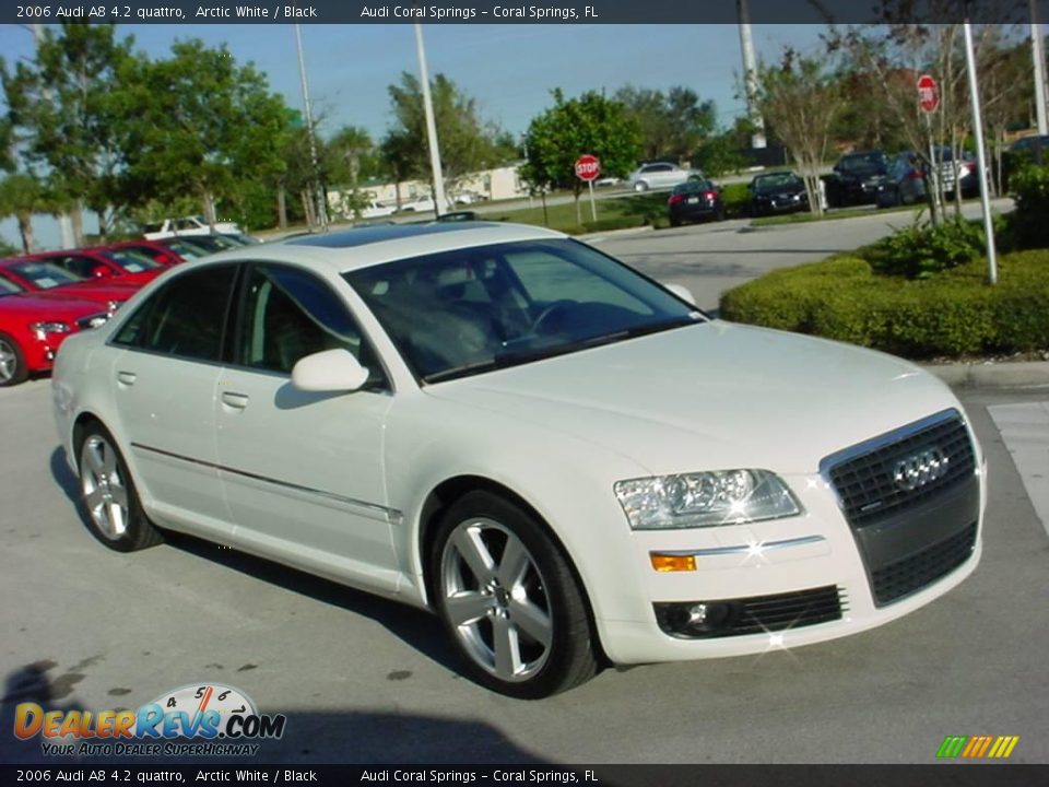 2006 Audi A8 4.2 quattro Arctic White / Black Photo #7