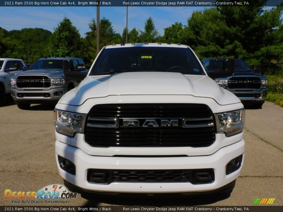 2021 Ram 3500 Big Horn Crew Cab 4x4 Bright White / Black Photo #2