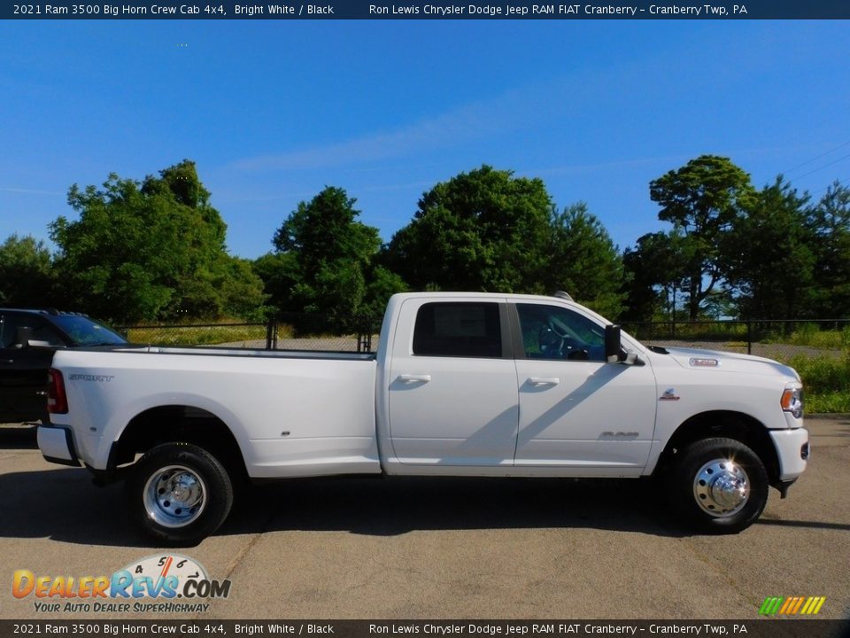 2021 Ram 3500 Big Horn Crew Cab 4x4 Bright White / Black Photo #4