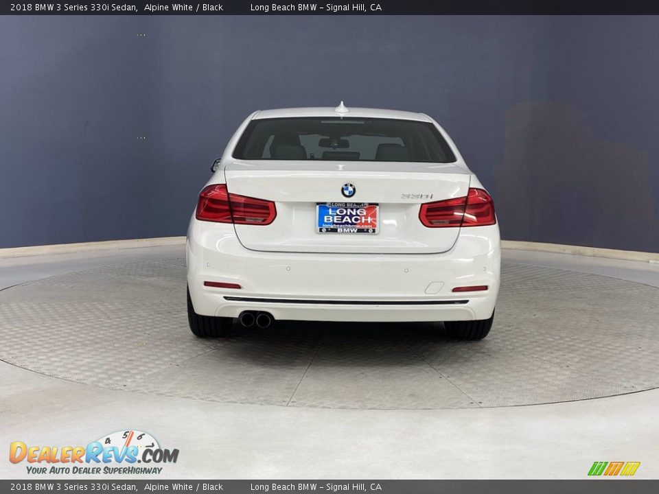 2018 BMW 3 Series 330i Sedan Alpine White / Black Photo #4