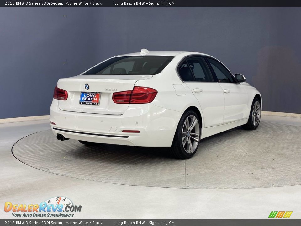 2018 BMW 3 Series 330i Sedan Alpine White / Black Photo #5