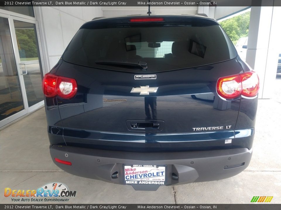2012 Chevrolet Traverse LT Dark Blue Metallic / Dark Gray/Light Gray Photo #5