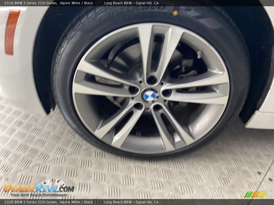 2018 BMW 3 Series 330i Sedan Alpine White / Black Photo #6