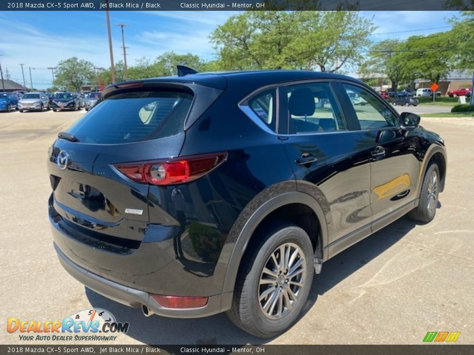 2018 Mazda CX-5 Sport AWD Jet Black Mica / Black Photo #2