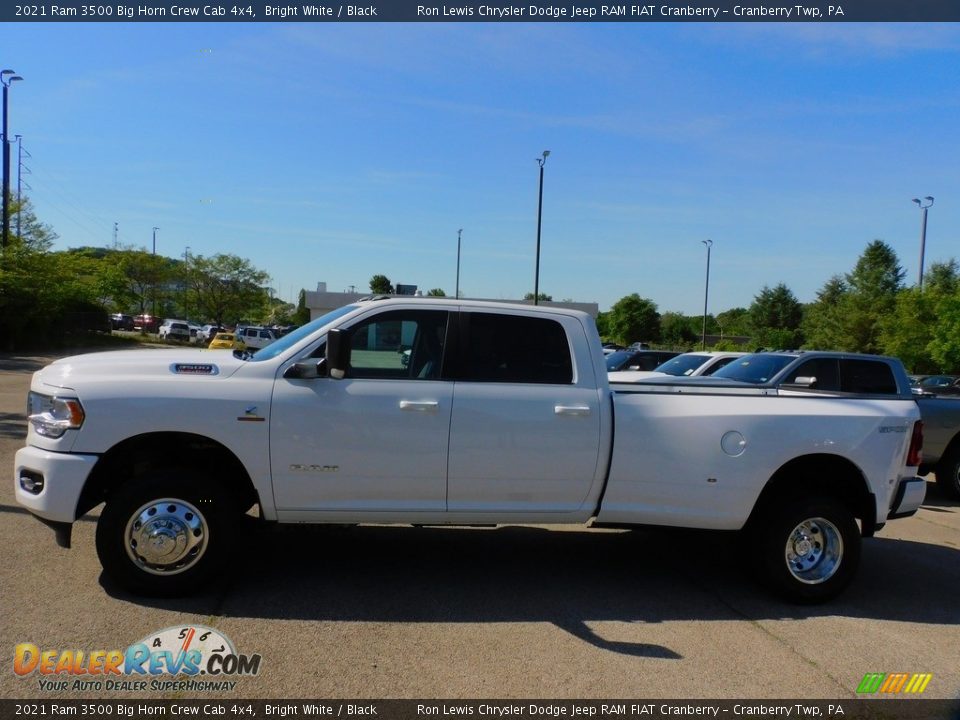 2021 Ram 3500 Big Horn Crew Cab 4x4 Bright White / Black Photo #9