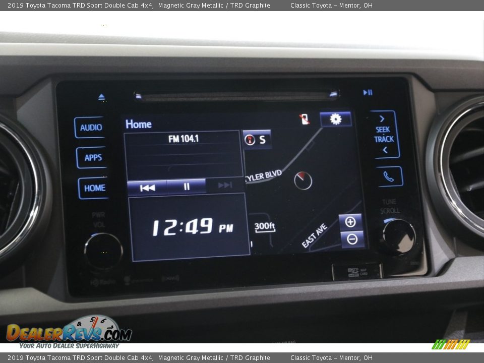2019 Toyota Tacoma TRD Sport Double Cab 4x4 Magnetic Gray Metallic / TRD Graphite Photo #10