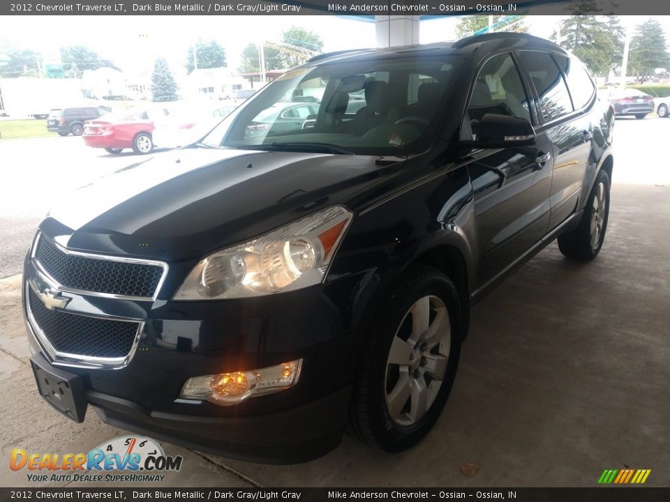 2012 Chevrolet Traverse LT Dark Blue Metallic / Dark Gray/Light Gray Photo #9