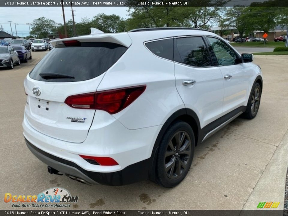2018 Hyundai Santa Fe Sport 2.0T Ultimate AWD Pearl White / Black Photo #2
