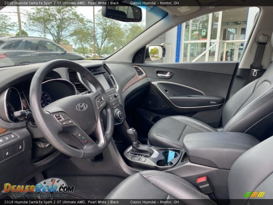 2018 Hyundai Santa Fe Sport 2.0T Ultimate AWD Pearl White / Black Photo #3