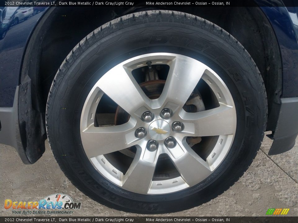 2012 Chevrolet Traverse LT Dark Blue Metallic / Dark Gray/Light Gray Photo #12