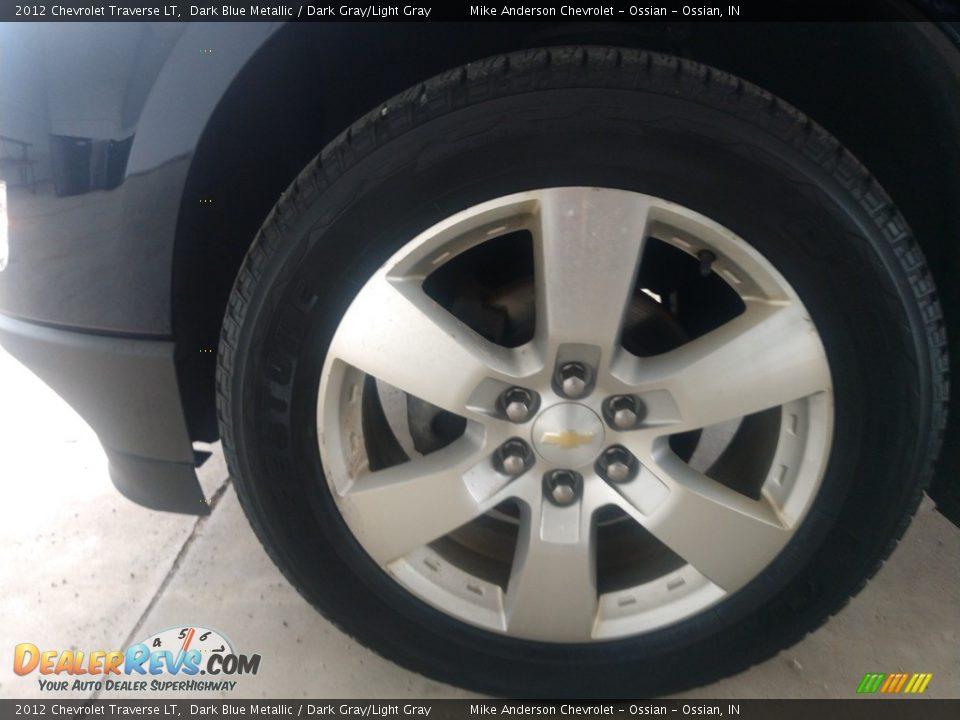 2012 Chevrolet Traverse LT Dark Blue Metallic / Dark Gray/Light Gray Photo #15