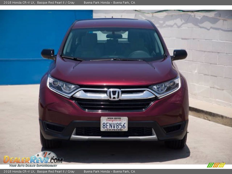 2018 Honda CR-V LX Basque Red Pearl II / Gray Photo #7