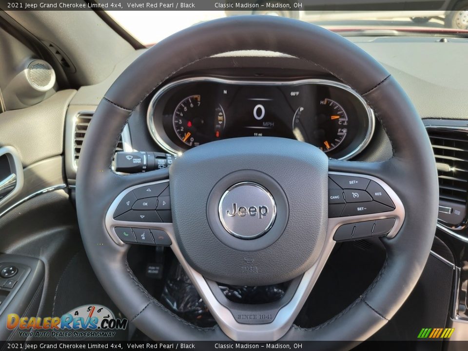 2021 Jeep Grand Cherokee Limited 4x4 Velvet Red Pearl / Black Photo #5