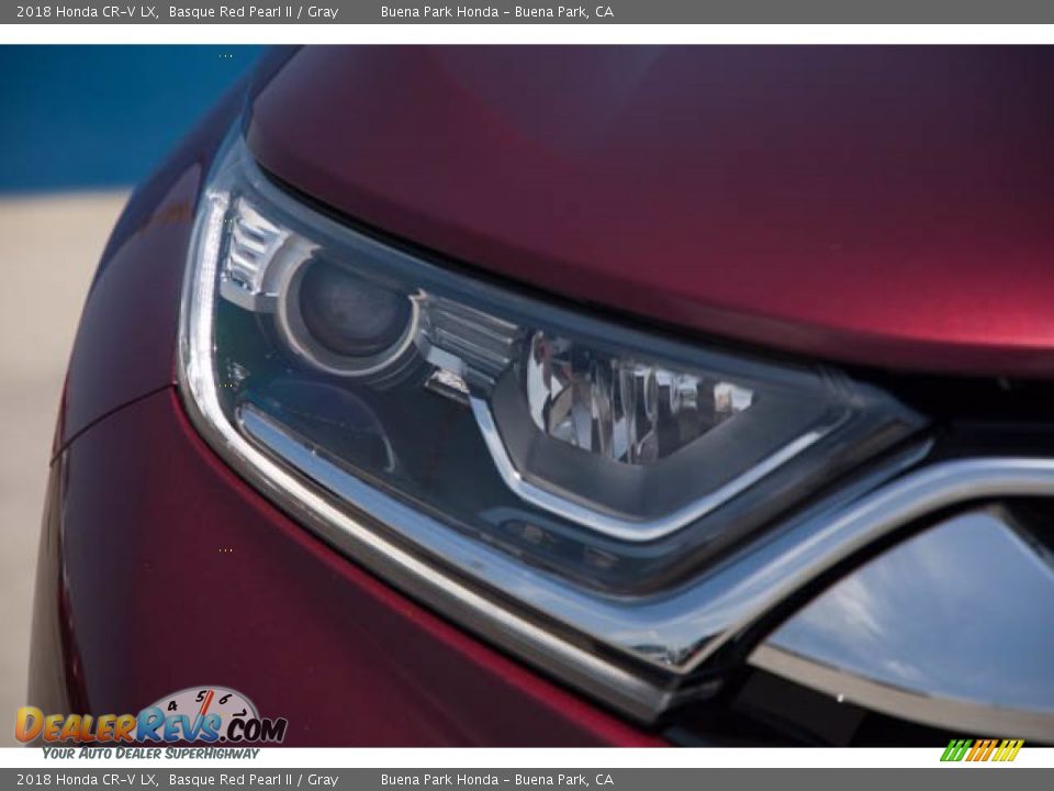 2018 Honda CR-V LX Basque Red Pearl II / Gray Photo #8
