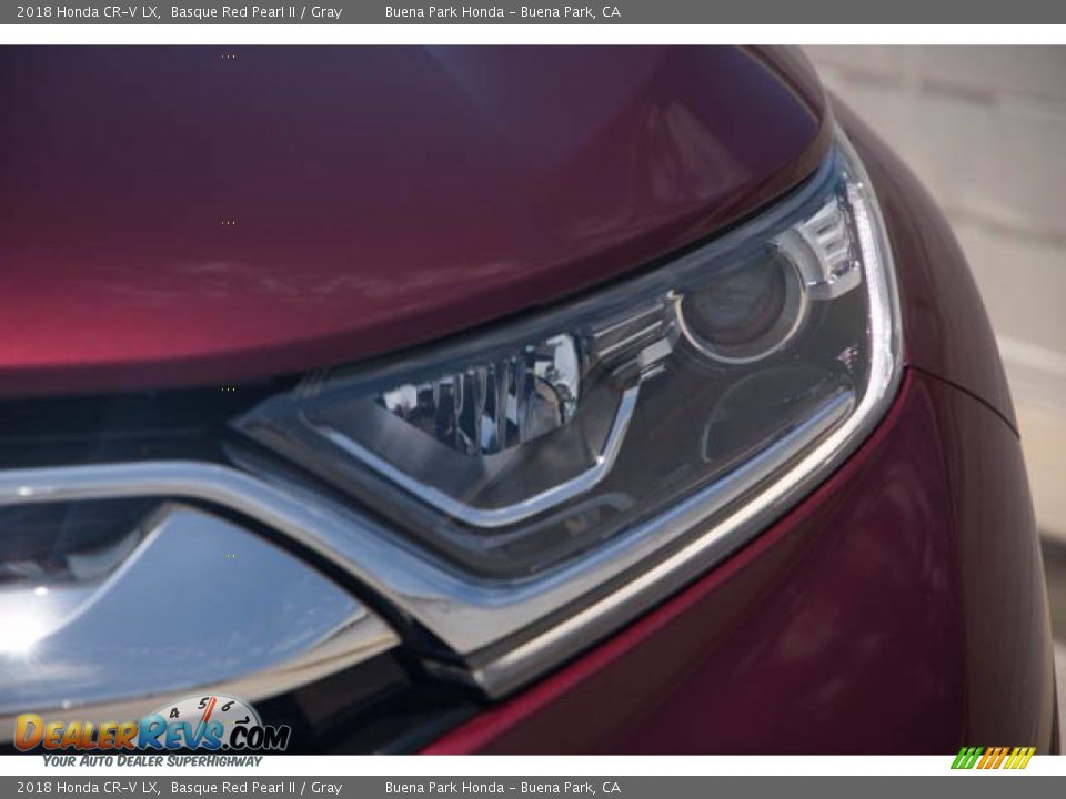 2018 Honda CR-V LX Basque Red Pearl II / Gray Photo #9