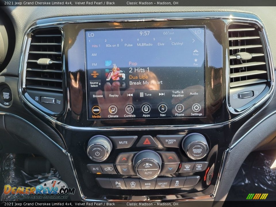 2021 Jeep Grand Cherokee Limited 4x4 Velvet Red Pearl / Black Photo #6