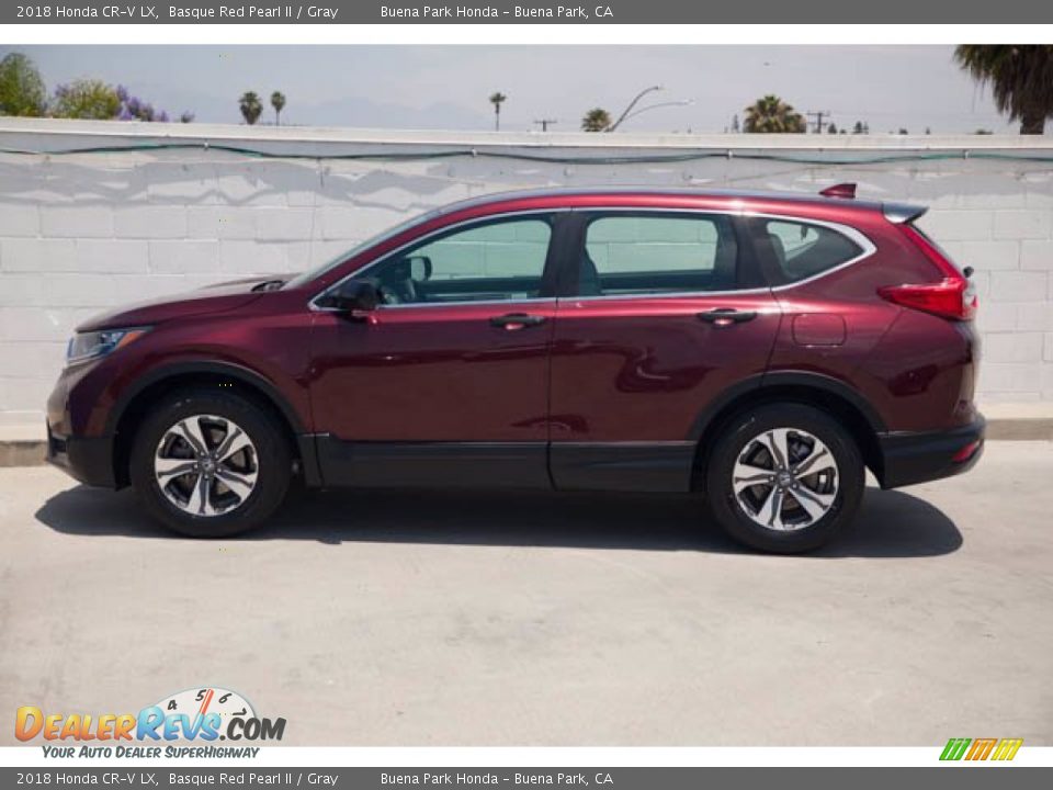 2018 Honda CR-V LX Basque Red Pearl II / Gray Photo #10