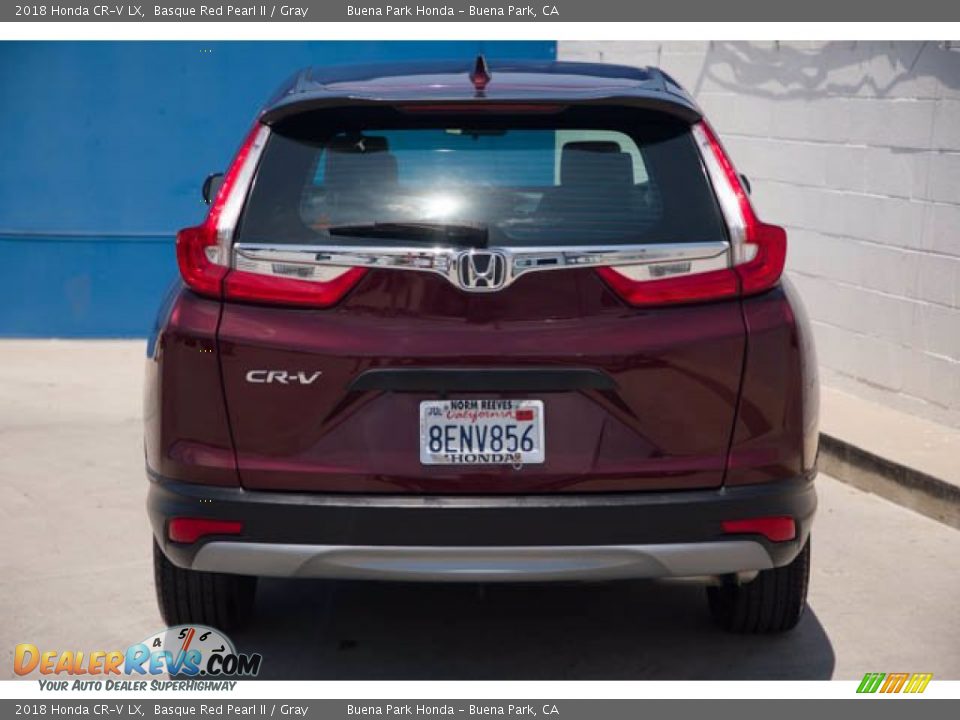 2018 Honda CR-V LX Basque Red Pearl II / Gray Photo #11