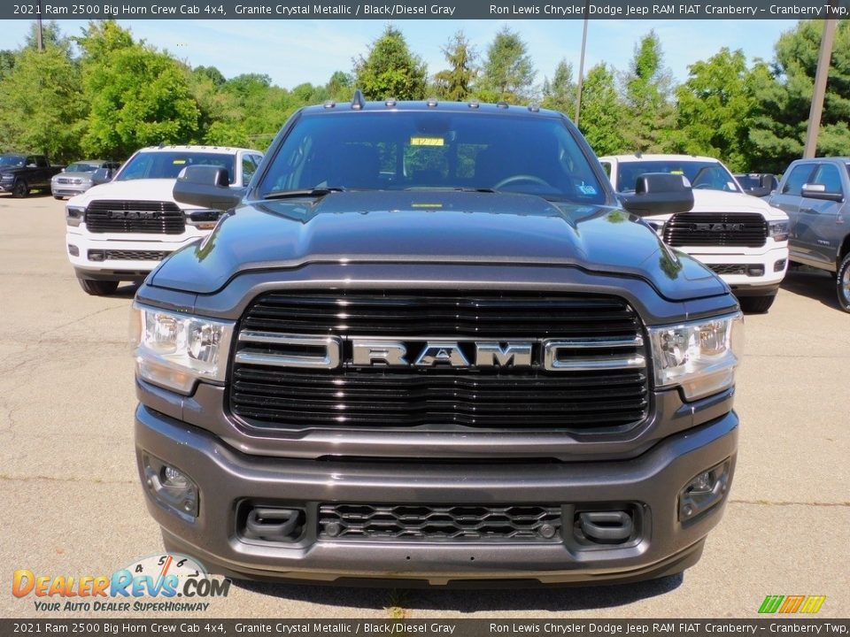 2021 Ram 2500 Big Horn Crew Cab 4x4 Granite Crystal Metallic / Black/Diesel Gray Photo #2