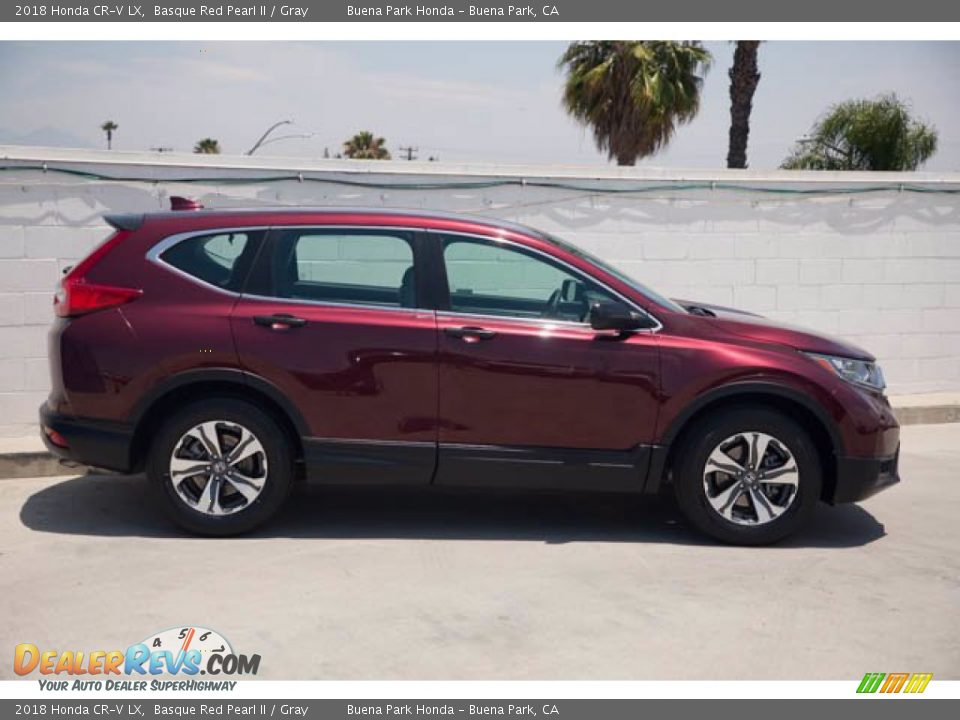 2018 Honda CR-V LX Basque Red Pearl II / Gray Photo #12