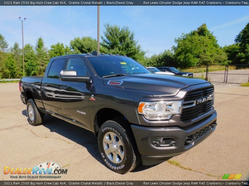 2021 Ram 2500 Big Horn Crew Cab 4x4 Granite Crystal Metallic / Black/Diesel Gray Photo #3