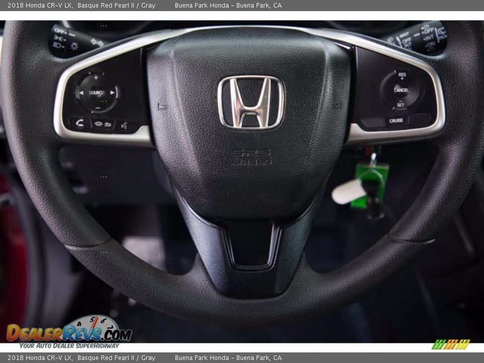 2018 Honda CR-V LX Basque Red Pearl II / Gray Photo #13