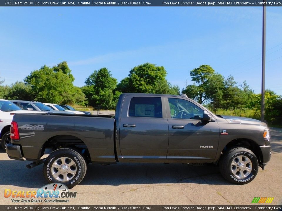 2021 Ram 2500 Big Horn Crew Cab 4x4 Granite Crystal Metallic / Black/Diesel Gray Photo #4