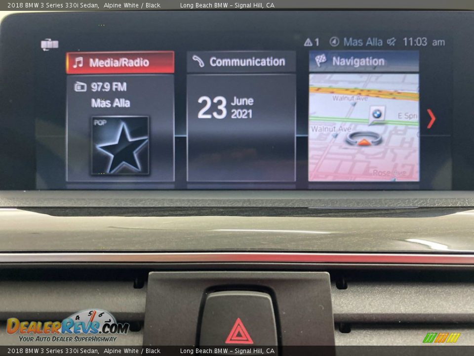 2018 BMW 3 Series 330i Sedan Alpine White / Black Photo #23