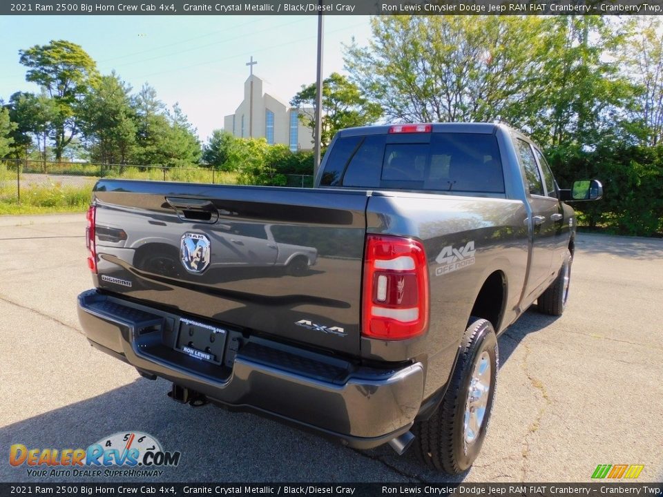 2021 Ram 2500 Big Horn Crew Cab 4x4 Granite Crystal Metallic / Black/Diesel Gray Photo #5