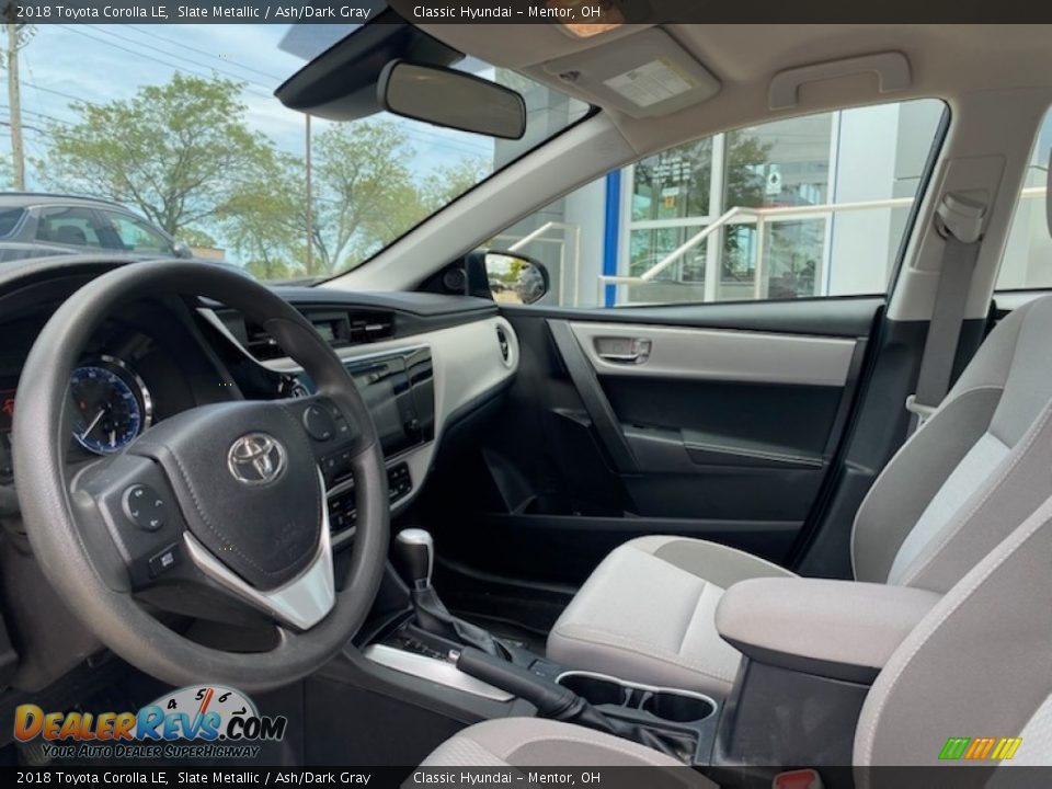 2018 Toyota Corolla LE Slate Metallic / Ash/Dark Gray Photo #3