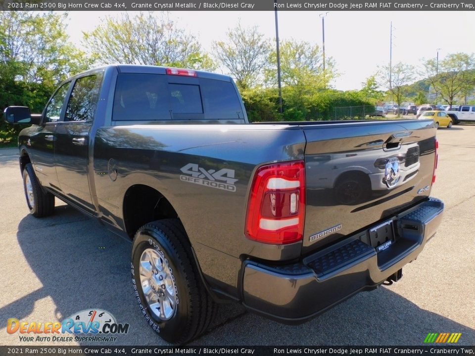 2021 Ram 2500 Big Horn Crew Cab 4x4 Granite Crystal Metallic / Black/Diesel Gray Photo #8