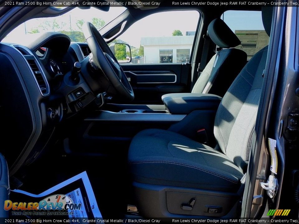 2021 Ram 2500 Big Horn Crew Cab 4x4 Granite Crystal Metallic / Black/Diesel Gray Photo #11