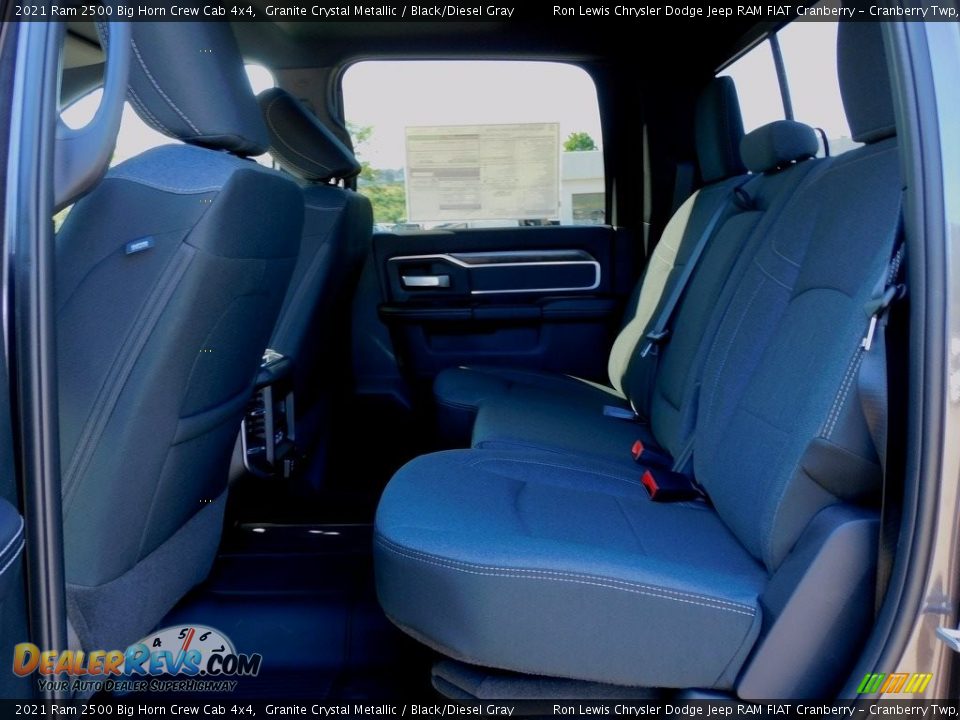 2021 Ram 2500 Big Horn Crew Cab 4x4 Granite Crystal Metallic / Black/Diesel Gray Photo #12