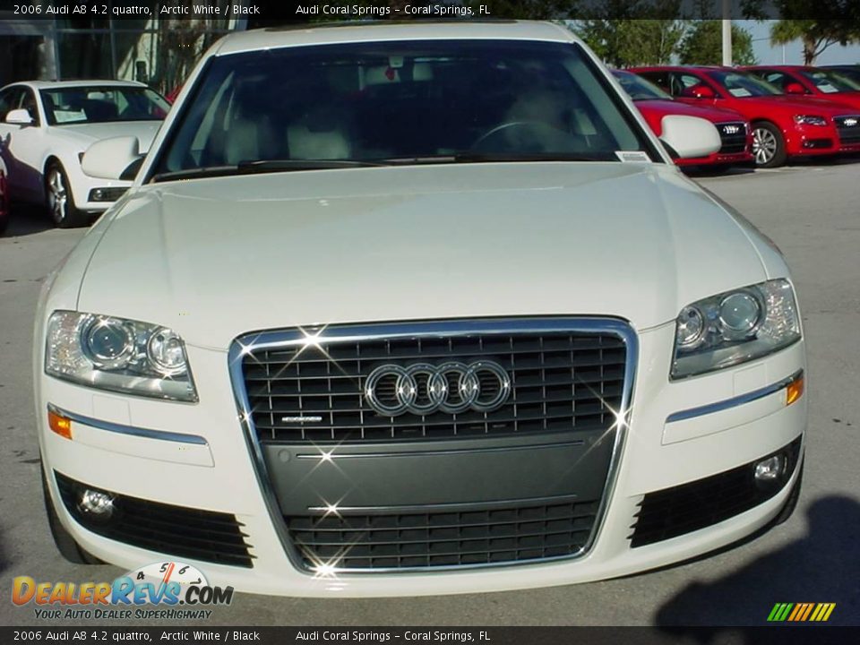 2006 Audi A8 4.2 quattro Arctic White / Black Photo #8