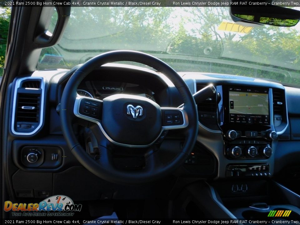 2021 Ram 2500 Big Horn Crew Cab 4x4 Granite Crystal Metallic / Black/Diesel Gray Photo #13