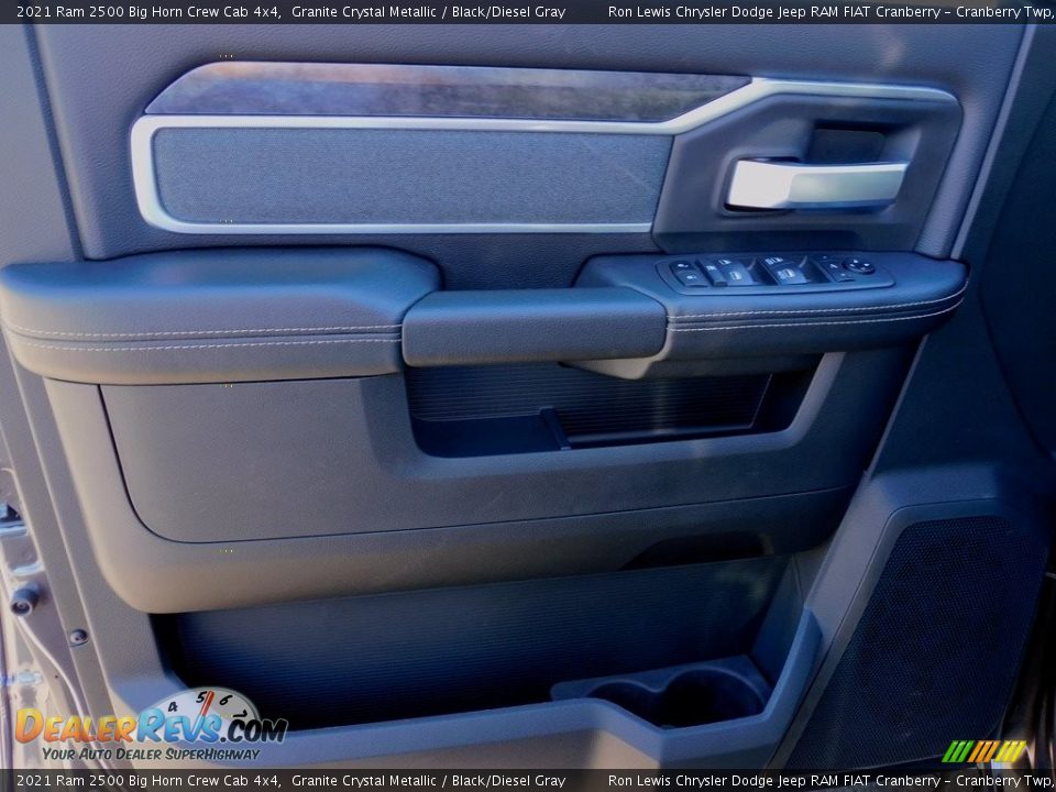 2021 Ram 2500 Big Horn Crew Cab 4x4 Granite Crystal Metallic / Black/Diesel Gray Photo #14