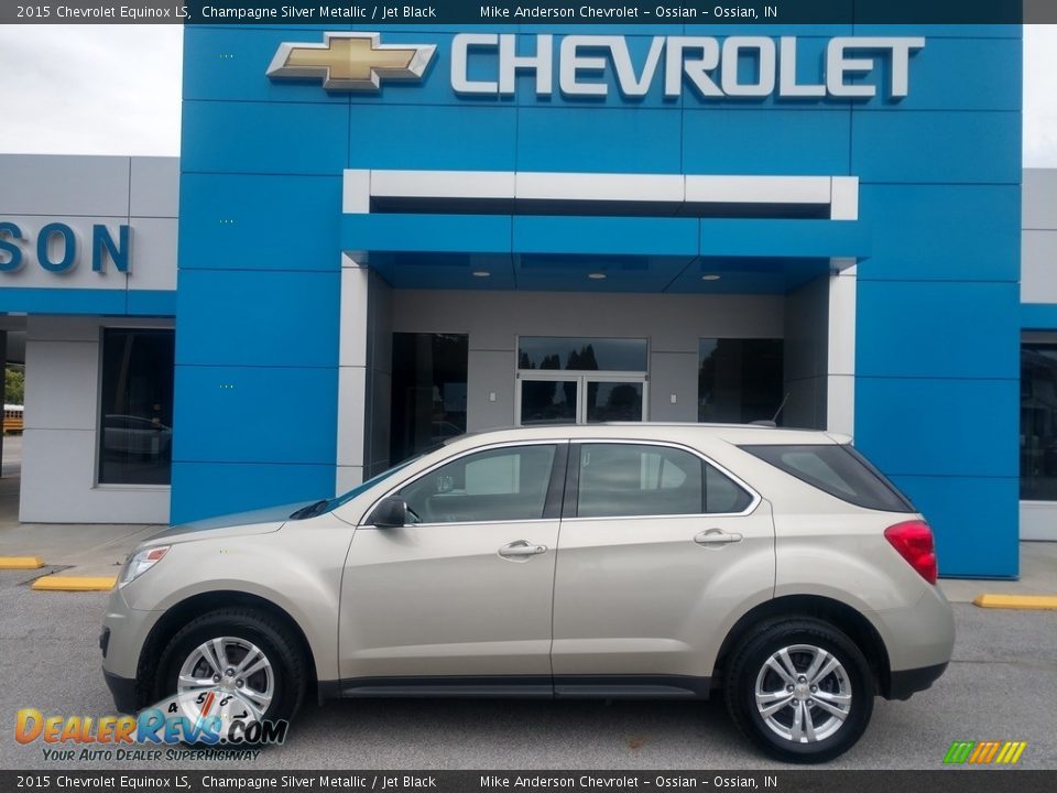 2015 Chevrolet Equinox LS Champagne Silver Metallic / Jet Black Photo #1