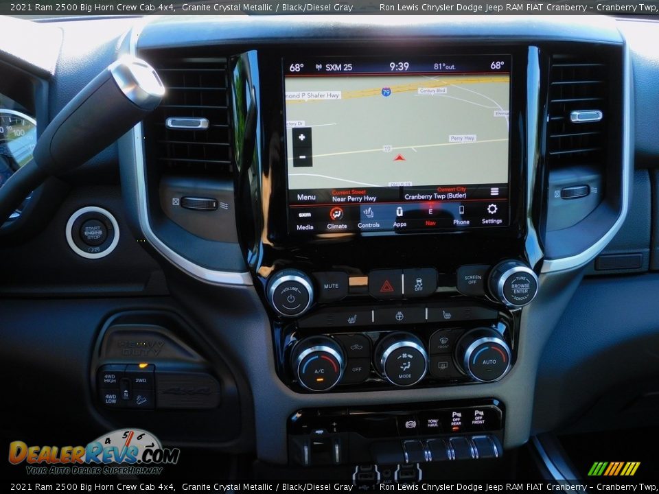 2021 Ram 2500 Big Horn Crew Cab 4x4 Granite Crystal Metallic / Black/Diesel Gray Photo #15