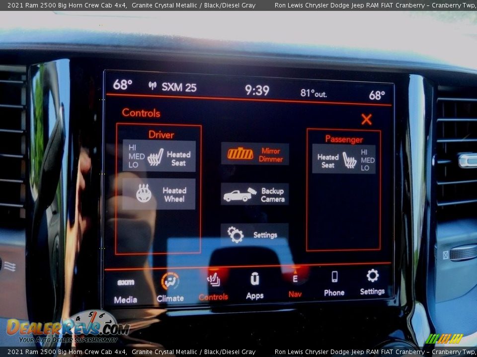 2021 Ram 2500 Big Horn Crew Cab 4x4 Granite Crystal Metallic / Black/Diesel Gray Photo #16