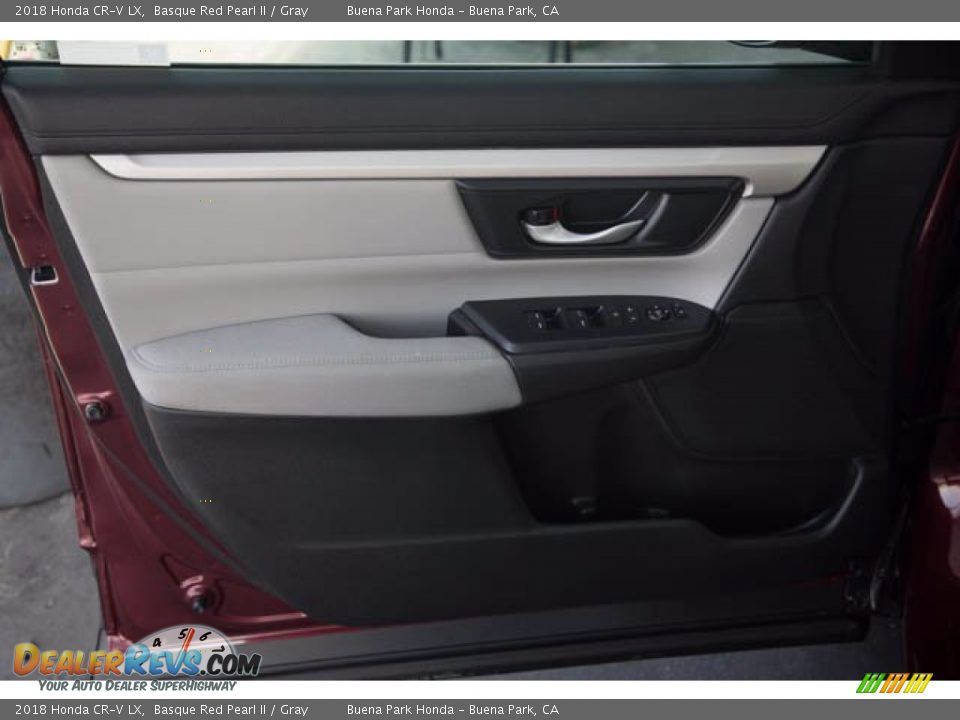 2018 Honda CR-V LX Basque Red Pearl II / Gray Photo #28