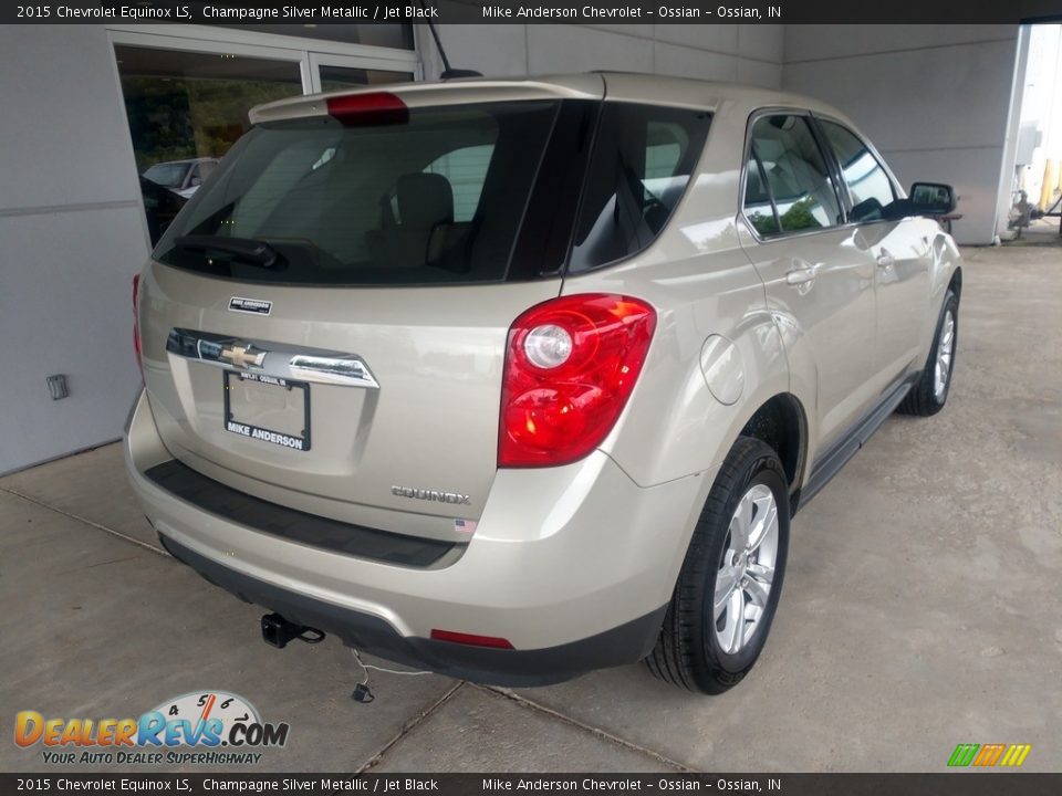 2015 Chevrolet Equinox LS Champagne Silver Metallic / Jet Black Photo #4